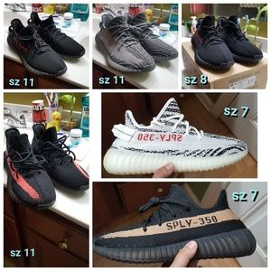 Yeezy 350 v2 sizes 7, 8, and 11 UA VERSION